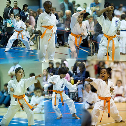 Ceinture orange verte clearance karaté